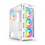Twisted Minds Titan Glass Mid Tower Gaming Case - White