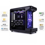 Custom Gaming PC Ryzen 9 9950X3D, RTX 5090 (VRAM 32GB GDDR7), 48GB RAM DDR5 7200MT/s, 4TB SSD, Windows 11 Pro