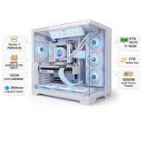 Custom Gaming PC AMD Ryzen 7 7800X3D, RTX 5070 Ti 16GB, 32GB DDR5 6000MHz, 2TB NVMe SSD, Windows 11 Pro