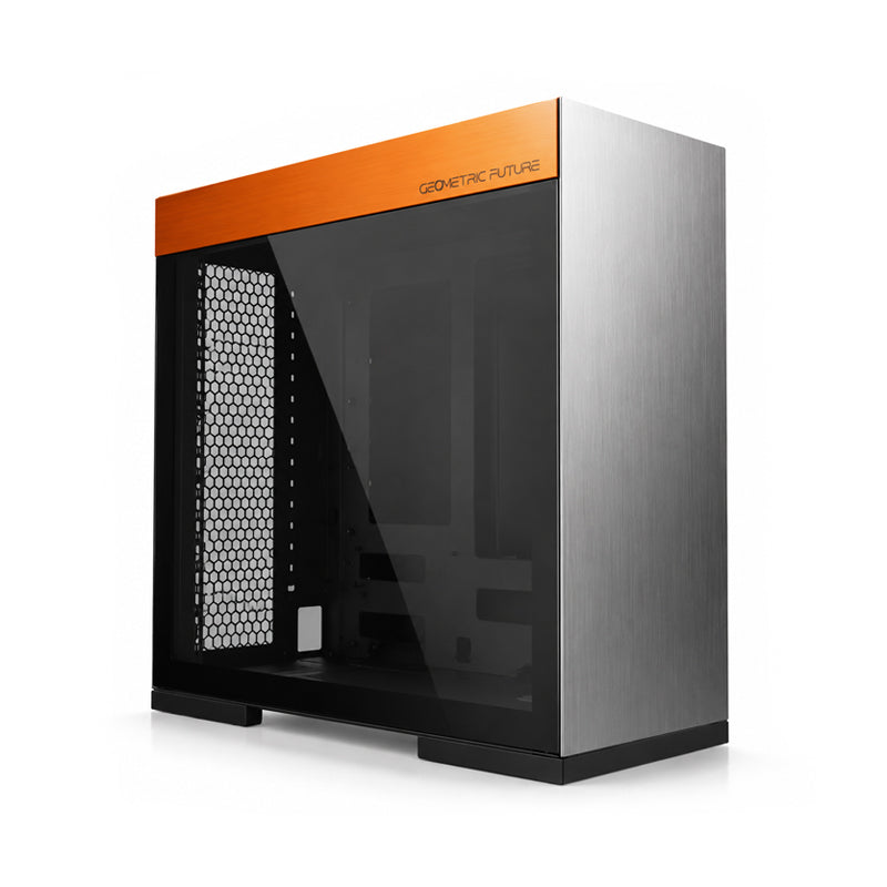 Geometric Future Model 8 Cowboy Mid Tower Glass Case, Black