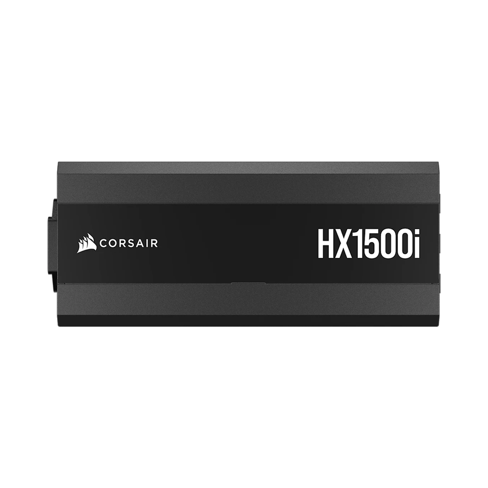 مزود الطاقة CORSAIR HX1500i Platinum ATX 1500 واط، منخفض الضوضاء بالكامل، ومُصمم حسب الطلب (المملكة المتحدة) - أسود
