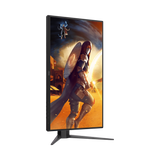شاشة ألعاب مسطحة بتقنية IPS من AOC طراز Q25G4S، مقاس 24.5 بوصة، بدقة QHD (2560 × 1440)، ومعدل تحديث 320 هرتز، وزمن استجابة 0.5 مللي ثانية، ومنفذ HDMI 2.1 - لون أسود