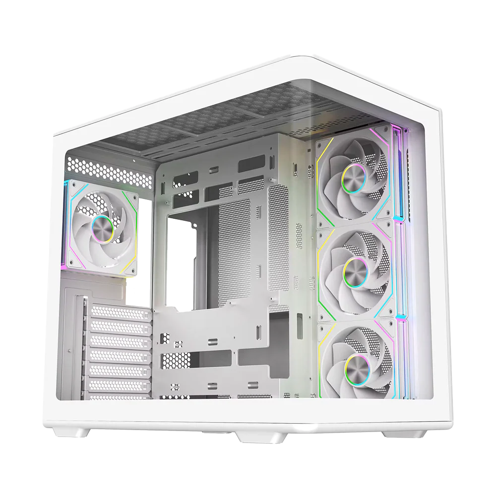 Cooler Master Elite 600 With Pre-installed 4 Fans ATX Case