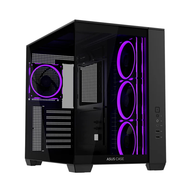 كمبيوتر ألعاب مخصص بمعالج إنتل كور آي 5 الجيل الرابع عشر 14400 إف، كارت شاشة آر تي إكس 5070 بسعة 12 جيجابايت، رامات 16 جيجابايت دي دي آر 5 بسرعة 6000 ميجاهرتز، ويندوز 11 برو