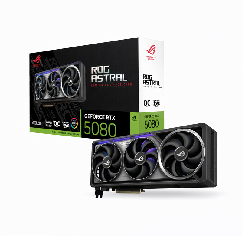 ASUS ROG Astral GeForce RTX 5080 16GB GDDR7 OC Edition Graphic Card