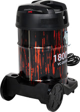 Toshiba Drum Vacuum Cleaner, 20L, 1800W, VC-DR180ABF, Black/Red