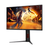 شاشة ألعاب مسطحة بتقنية IPS من AOC طراز Q25G4S، مقاس 24.5 بوصة، بدقة QHD (2560 × 1440)، ومعدل تحديث 320 هرتز، وزمن استجابة 0.5 مللي ثانية، ومنفذ HDMI 2.1 - لون أسود