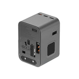 محول طاقة Energea TRAVELWORLD GAN45، 3C2A 45W - لون رمادي داكن