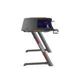 Oartex OX-1160 Carbon Fiber Gaming Table 110*60*75cm Include Mousepad with RGB Light