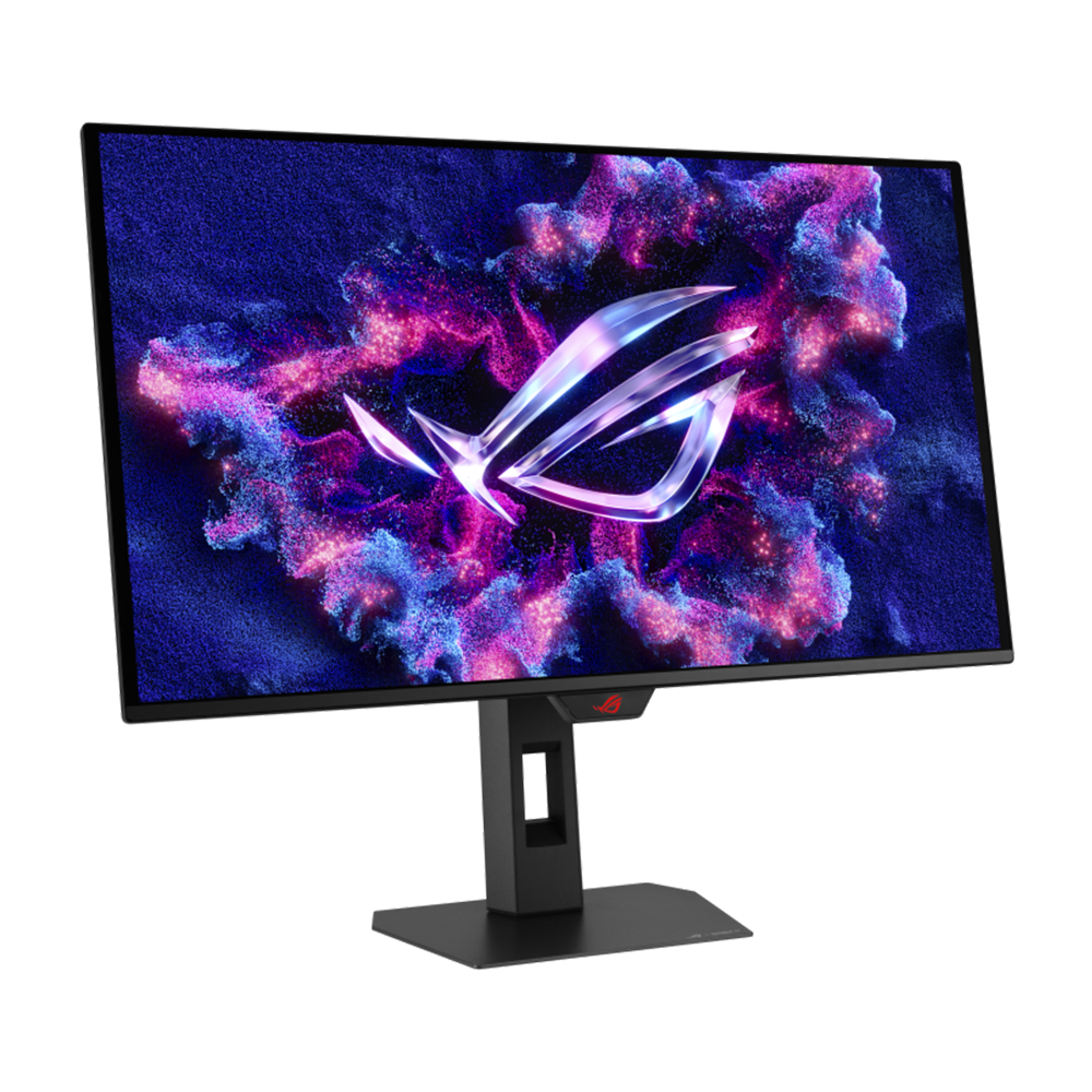 شاشة ألعاب اسوس روج ستريكس موديل XG27ACDMS مقاس 27 بوصة بدقة QHD (2560 × 1440)، ومعدل تحديث 280 هرتز، وزمن استجابة 0.03 مللي ثانية، ومنفذ HDMI 2.1، وتقنية QD OLED المسطحة - أسود