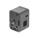 محول طاقة Energea TRAVELWORLD GAN45، 3C2A 45W - لون رمادي داكن