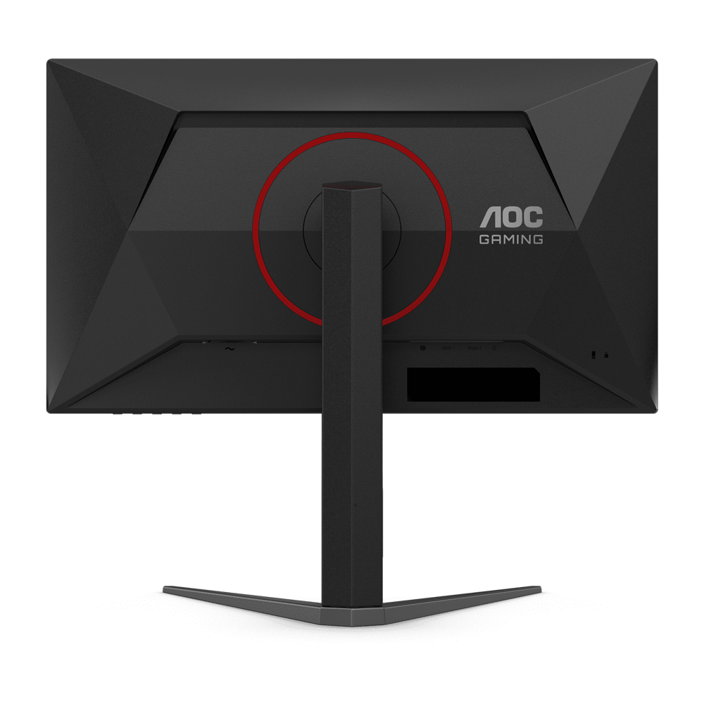 شاشة ألعاب مسطحة بتقنية IPS من AOC طراز Q25G4S، مقاس 24.5 بوصة، بدقة QHD (2560 × 1440)، ومعدل تحديث 320 هرتز، وزمن استجابة 0.5 مللي ثانية، ومنفذ HDMI 2.1 - لون أسود