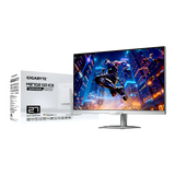 شاشة ألعاب مسطحة بتقنية IPS من جيجابايت، طراز M27Q2 QD ICE، مقاس 27 بوصة، بدقة QHD (2560 × 1440)، ومعدل تحديث 200 هرتز، وزمن استجابة 1 مللي ثانية - لون أبيض