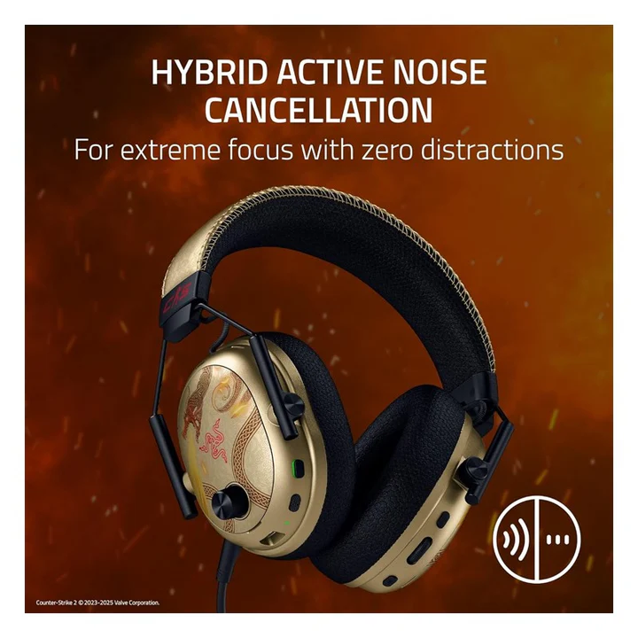 Razer Black Shark V3 Pro Wireless ANC Esports Gaming Headset - Counter-Strike 2 Edition RZ04-05400800