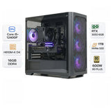 Custom Gaming PC Intel Core i5-12400F, RTX 3050 6GB, 16GB RAM DDR4, 1TB SSD, Windows 11 Pro