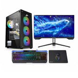 Custom Gaming PC Bundle Intel Core i5-12400F, RTX 3050 6GB, 16GB RAM, 1TB SSD, with 24” 144Hz Monitor & Gaming Combo