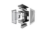 HYTE Y60 Dual Chamber Panoramic Tempered Glass ATX Case With 3 Fans - Black/White