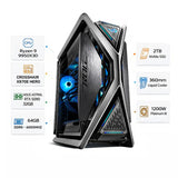 Custom Gaming PC RYZEN 9-9950X3D, ASUS ASTRAL RTX 5090 32GB, 64GB Ram DDR5 6000MHz, 2TB SSD NVMe, Windows 11 Pro
