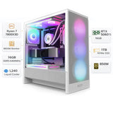 Custom Gaming PC Ryzen 7 7800X3D, RTX 5060 Ti 16GB, 16GB DDR5 6400MHz, 1TB NVMe, Windows 11 Pro