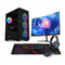 Custom Gaming PC Bundle Intel Core i5-14400F, RTX 5060 8GB, DDR4 16GB, 500GB SSD, with 24" Curved Monitor & Gamax GM-204 Full PC Accessories