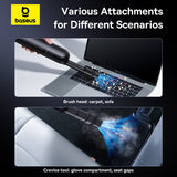 Baseus A0 Pro Car Vacuum Cleaner (4000pa) - Cluster Black