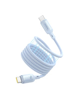 Baseus PicoGo Magnetic Liquid Silicone Fast Charging Cable USB-C to USB-C 240W 1m - Galaxy Blue