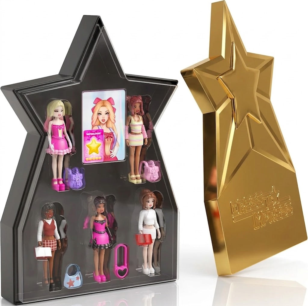 DRESS TO IMPRESS - Mystery Small Doll - 5 Pk. Superstar 2-MF4104
