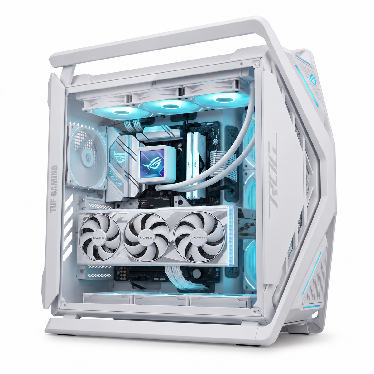 Gaming PC AMD Ryzen 9 9950X3D,TX 5090 32GB GDDR7 WHITE OC Edition GDDR7,64GB (2x32GB) DDR5