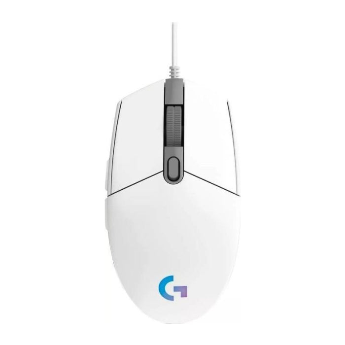 Logitech G203 Lightsync RGB Wired Gaming Mouse - White