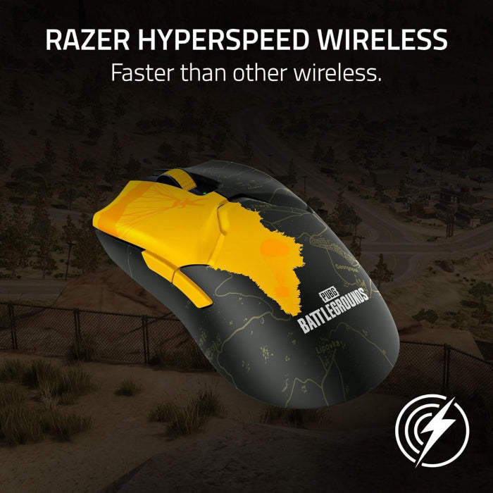 ماوس جيمنج لاسلكي رايزر فايبر V2 برو HyperSpeed - إصدار PUBG