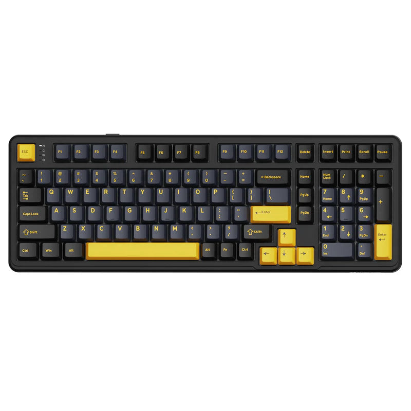 ATTACK SHARK X98 Tri-Mode 102-Keys Wireless Mechanical Keyboard - Star Black (Arabic)