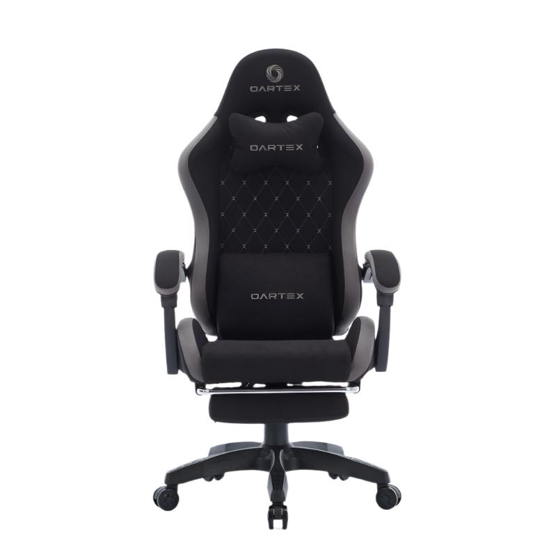 Oartex Model LD035 Gaming Chair - Black & Grey (Installation not included)