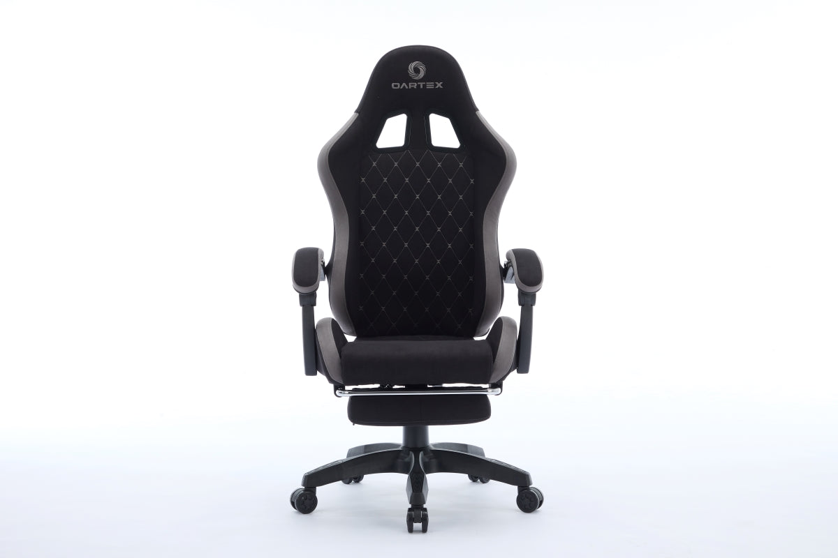 Oartex Model LD035 Gaming Chair - Black & Grey (Installation not included)