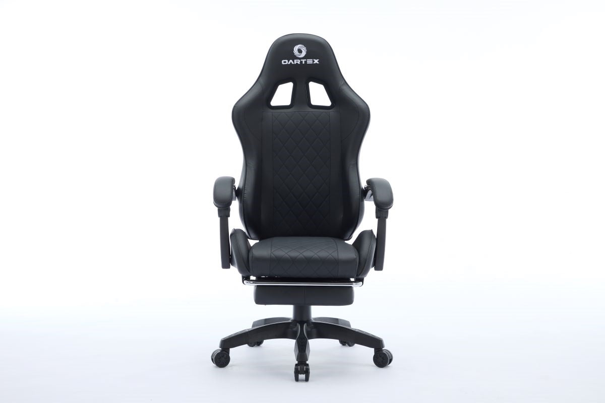 Oartex Model LD034 Gaming Chair - Black & Black ( Installation not included )