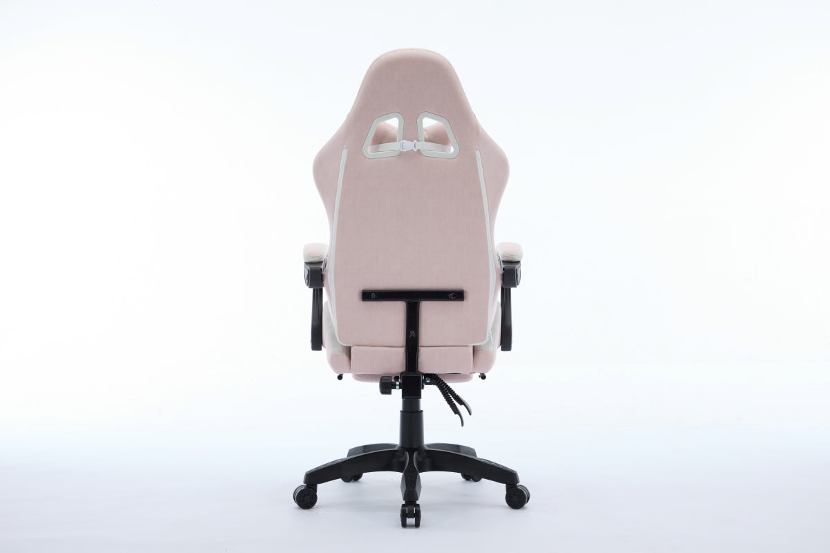 Oartex Model LD035 Gaming Chair - Pink & White (Installation not included)