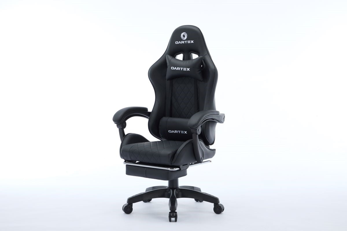 Oartex Model LD034 Gaming Chair - Black & Black ( Installation not included )