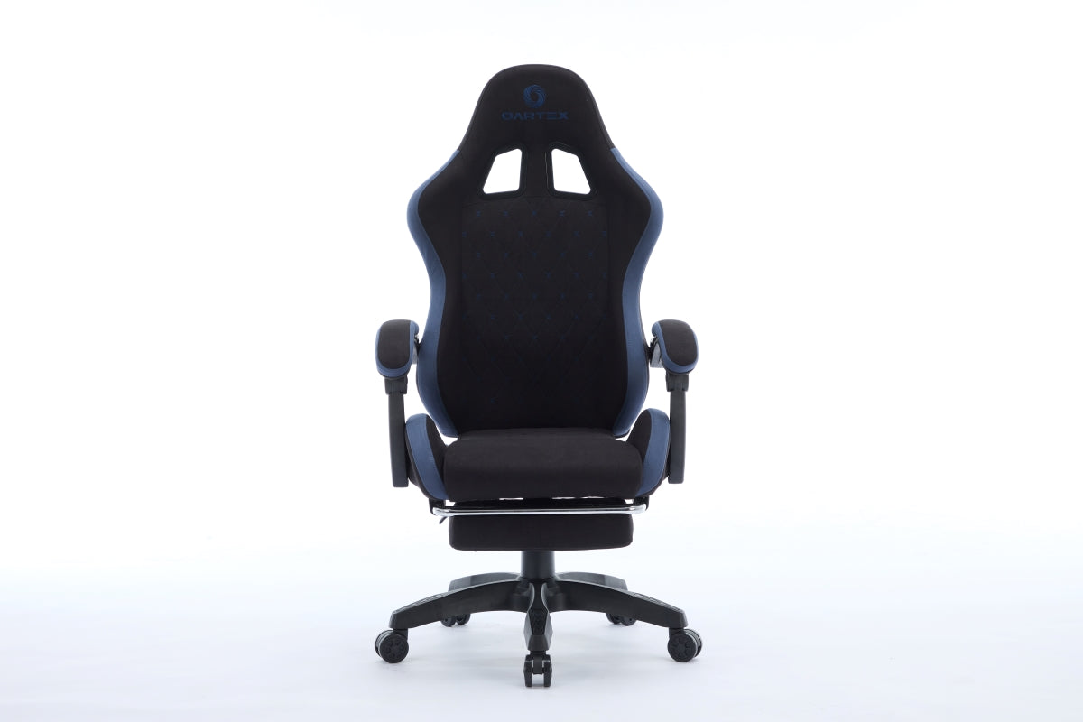 Oartex Model LD035 Gaming Chair - Black & Blue (Installation not included)