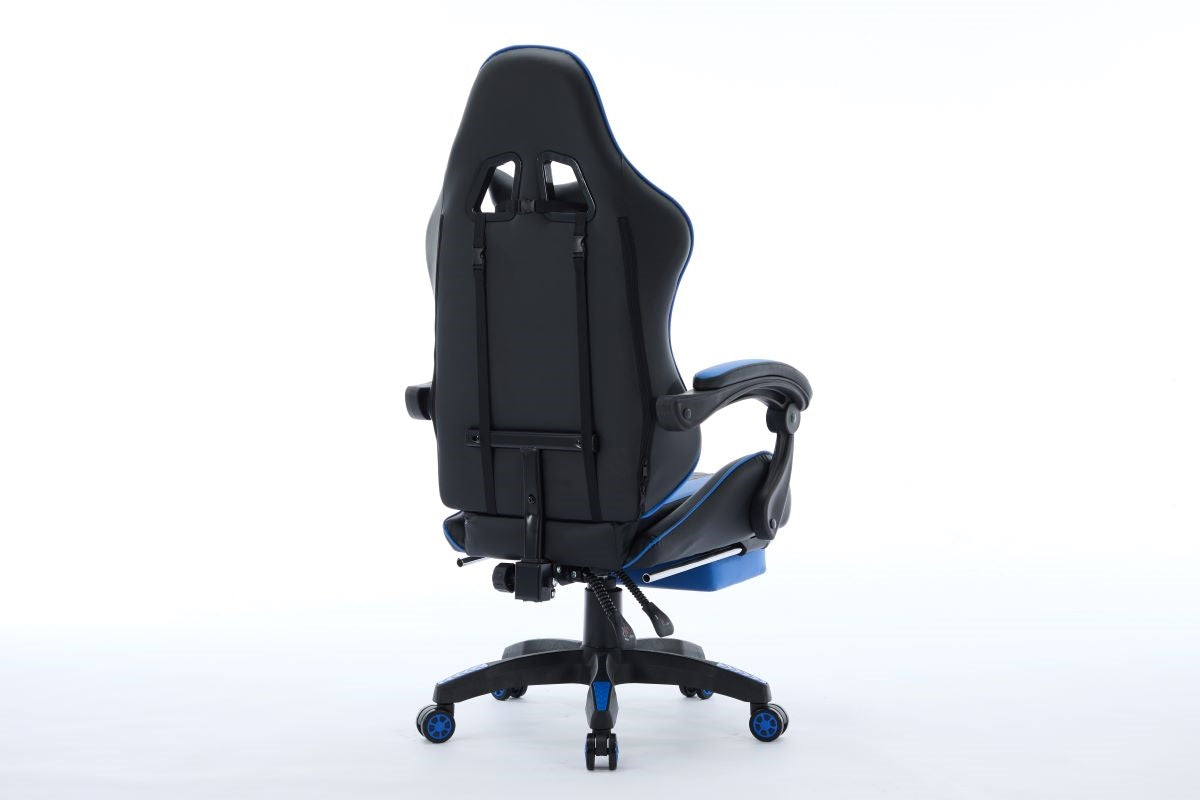 Oartex Model LD034 Gaming Chair - Black & Blue ( Installation not included )