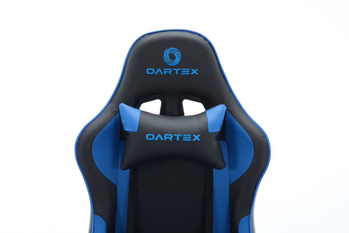 Oartex Model LD034 Gaming Chair - Black & Blue ( Installation not included )