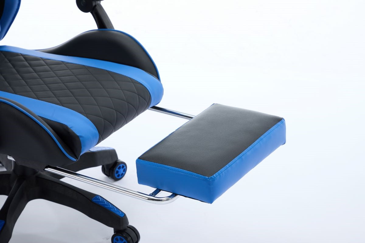 Oartex Model LD034 Gaming Chair - Black & Blue ( Installation not included )