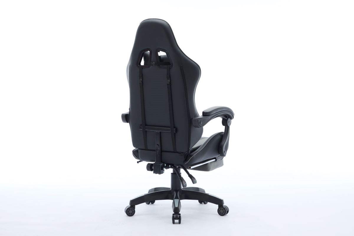 Oartex Model LD034 Gaming Chair - Black & Grey ( Installation not included )