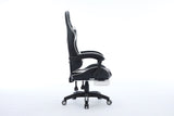 Oartex Model LD034 Gaming Chair - Black & White ( Installation not included )