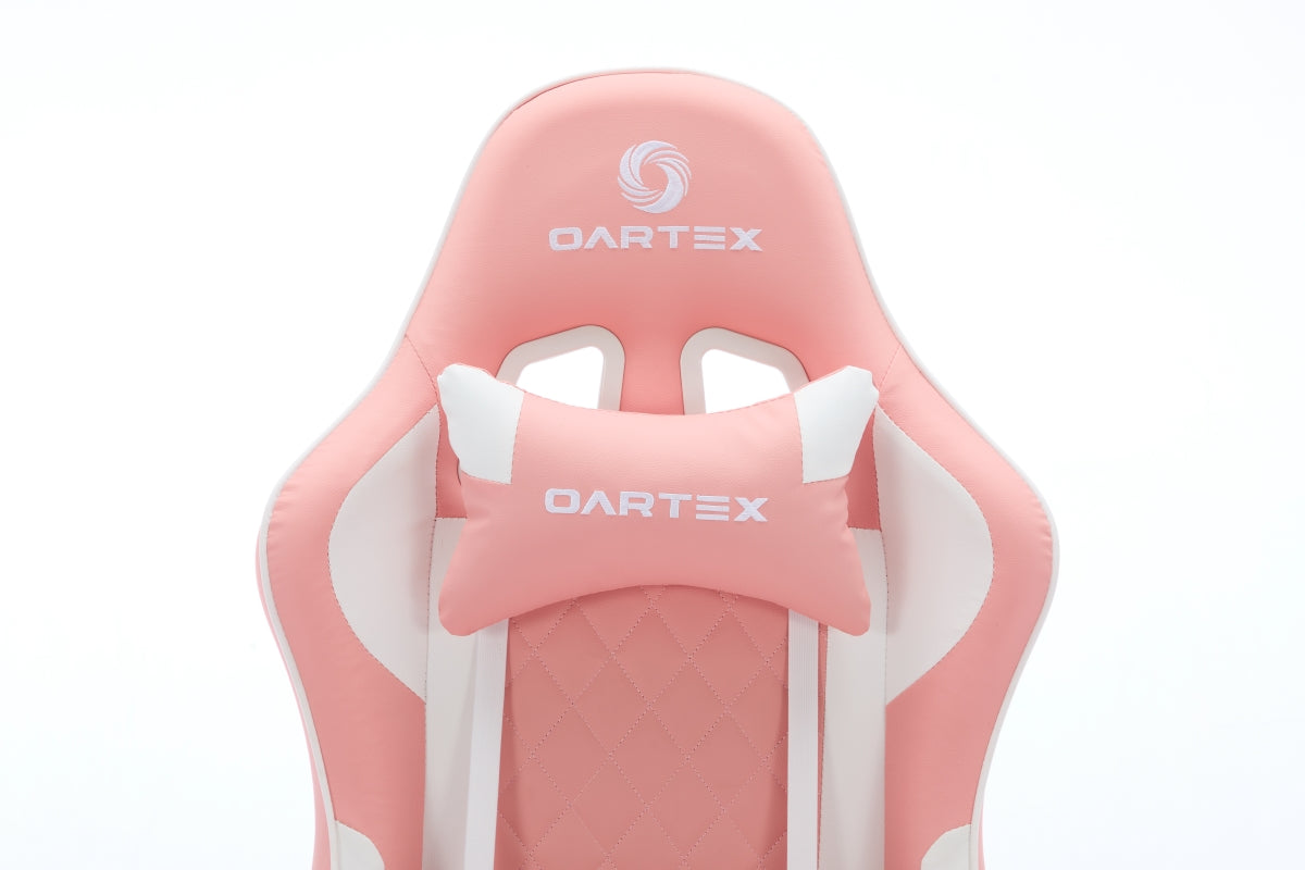 Oartex Model LD034 Gaming Chair - Pink & White ( Installation not included )