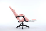 Oartex Model LD034 Gaming Chair - Pink & White ( Installation not included )