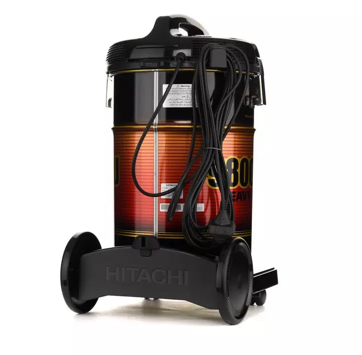 Hitachi Drum Vacuum Cleaner, 21L, 2500 W, CV-9800MIJ RGB – Red& Black