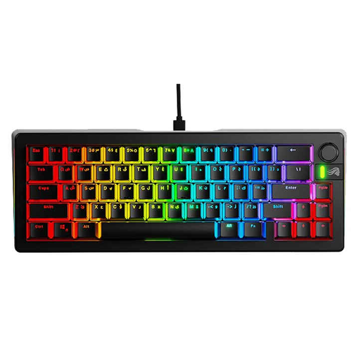 Glorious GMMK 3 65% Prebuilt wired Mechanical Gaming Keyboard (Arabic ...