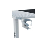 Twisted Minds Paradox Adjustable Gaming Desk, 120x60 cm,with Cup Shelf, Headphone Hook & Mousepad - White (Installation Not Included)