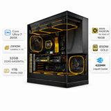 Custom Gaming PC Intel Core Ultra 7 265K, Asus RX 9060 XT 16GB, 16GB DDR5, 1TB NVMe, Windows 11 Pro