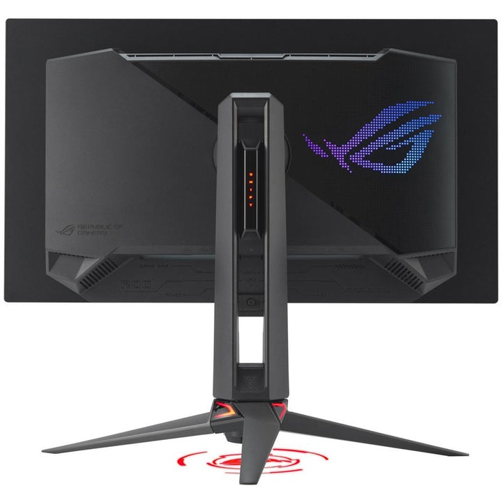 شاشة ألعاب Asus ROG Swift OLED PG27UCDM مقاس 27 بوصة بدقة 4K QD-OLED، معدل تحديث 240 هرتز، وقت استجابة 0.03 مللي ثانية، HDMI 2.1، AMD FreeSync Premium Pro، متوافقة مع G-SYNC - أسود