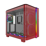 كيس كمبيوتر Montech King 95 Pro Mid Tower - احمر